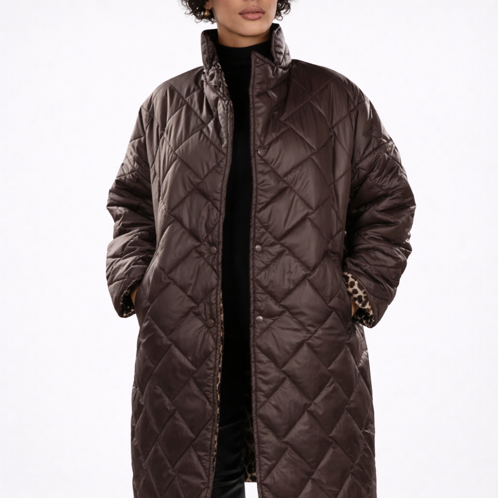 Miriam - Abrigo Leopardo con Estilo Elegante y Sofisticado