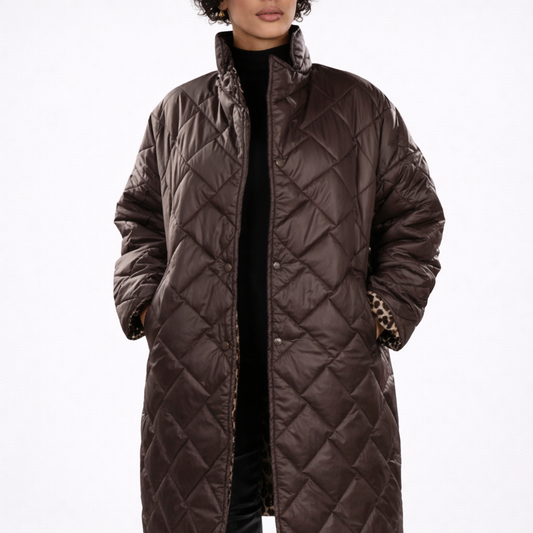 Miriam - Abrigo Leopardo con Estilo Elegante y Sofisticado