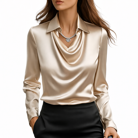 Jara - Blusa Satinada Elegante