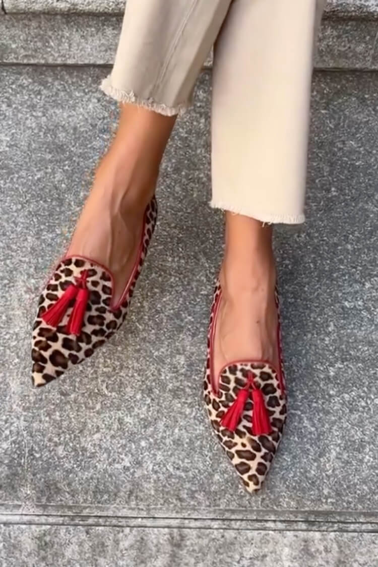 Lorena - Mocasines Animal Print Elegantes