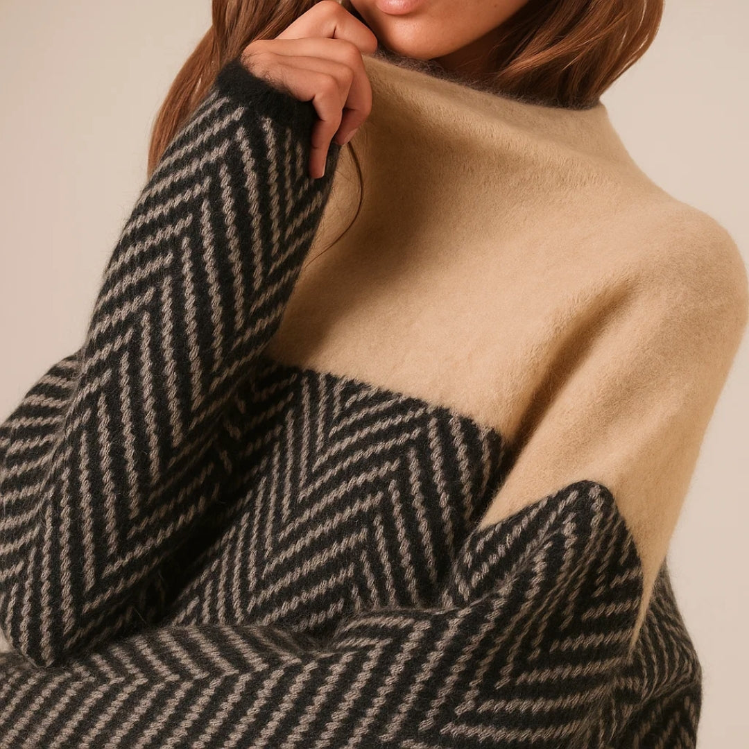 Camila – Suéter de cuello alto elegante y muy suave