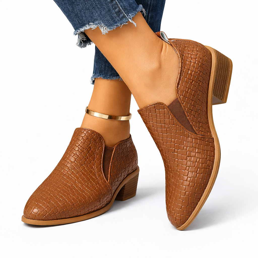 Alexandra - Zapatos Oxford ortopédicos de cuero