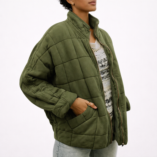 Sofía - Chaqueta acolchada exclusiva con acabado lujoso