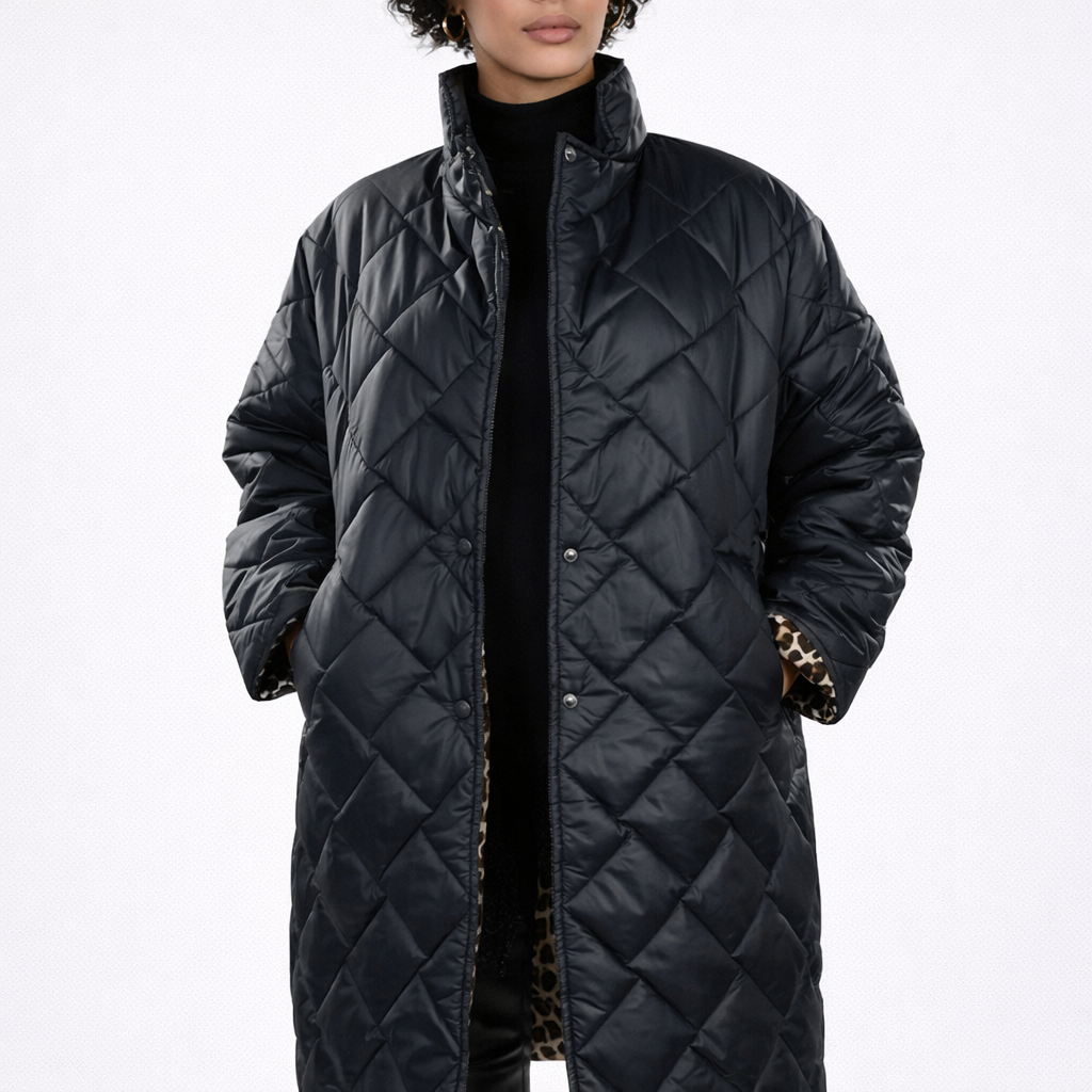 Miriam - Abrigo Leopardo con Estilo Elegante y Sofisticado