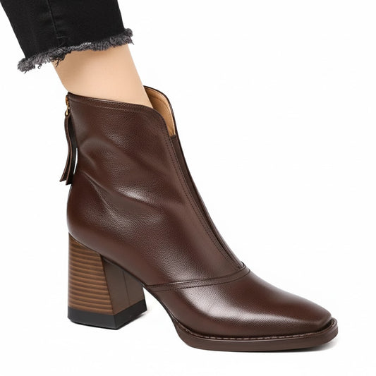 Rosalía - Botines de lujo con tacón medio