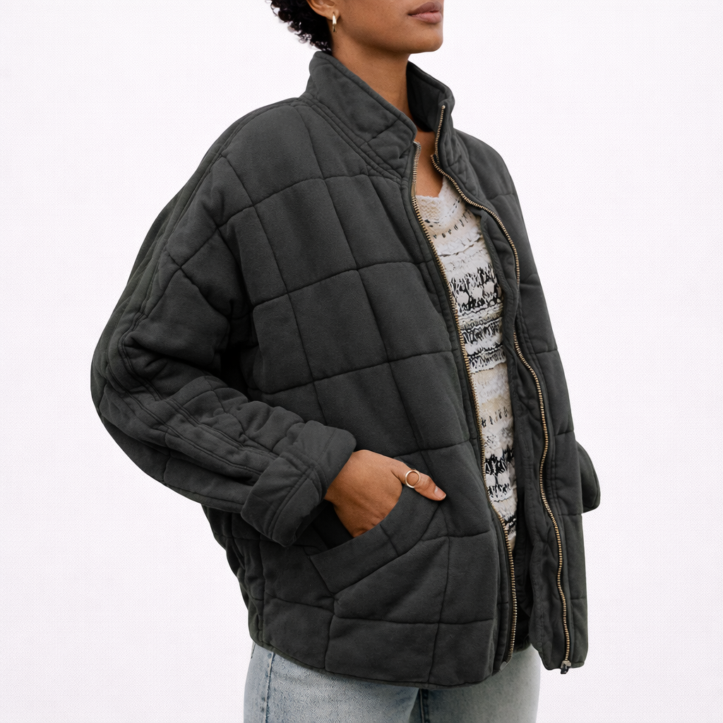 Sofía - Chaqueta acolchada exclusiva con acabado lujoso