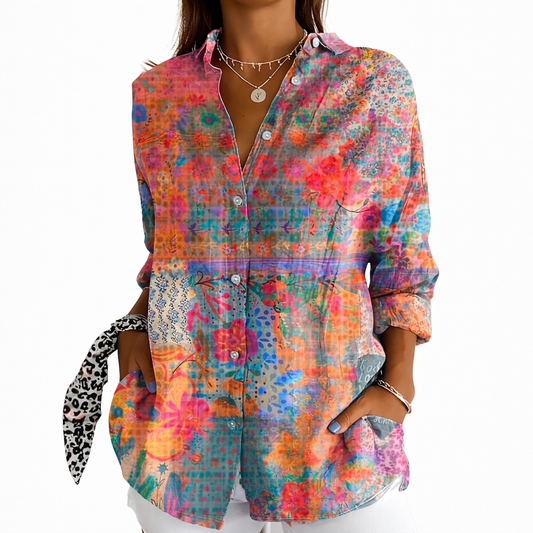 Pili - Blusa Estampada Colorida