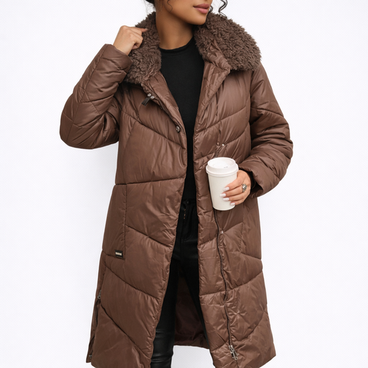 Adele - Elegante Abrigo Acolchado de Invierno