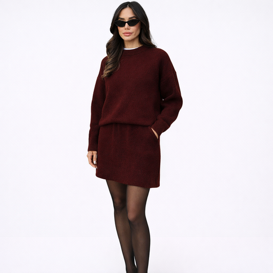 Marina - Conjunto de punto elegante para días frescos