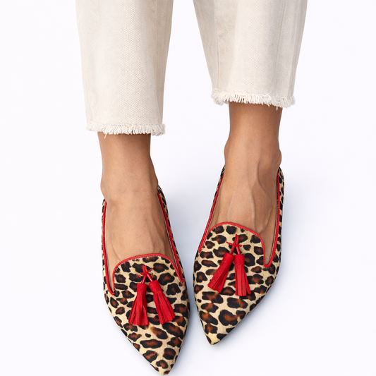 Lorena - Mocasines Animal Print Elegantes