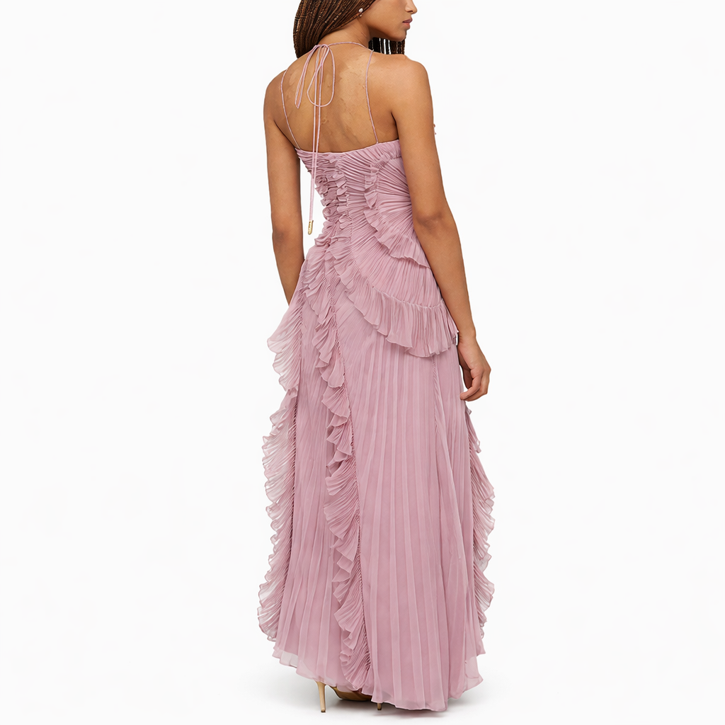 Nines - Vestido Largo Plisado